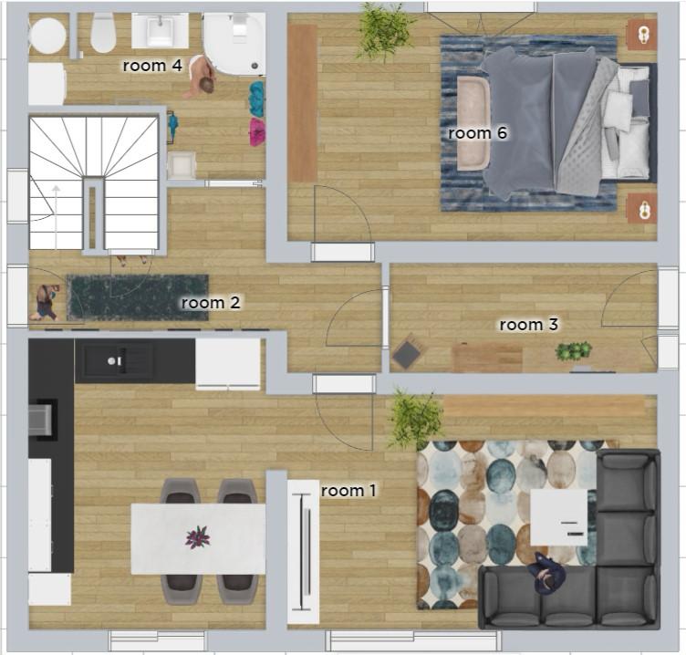 Návrh bytového designu - Stanislava Ryplová