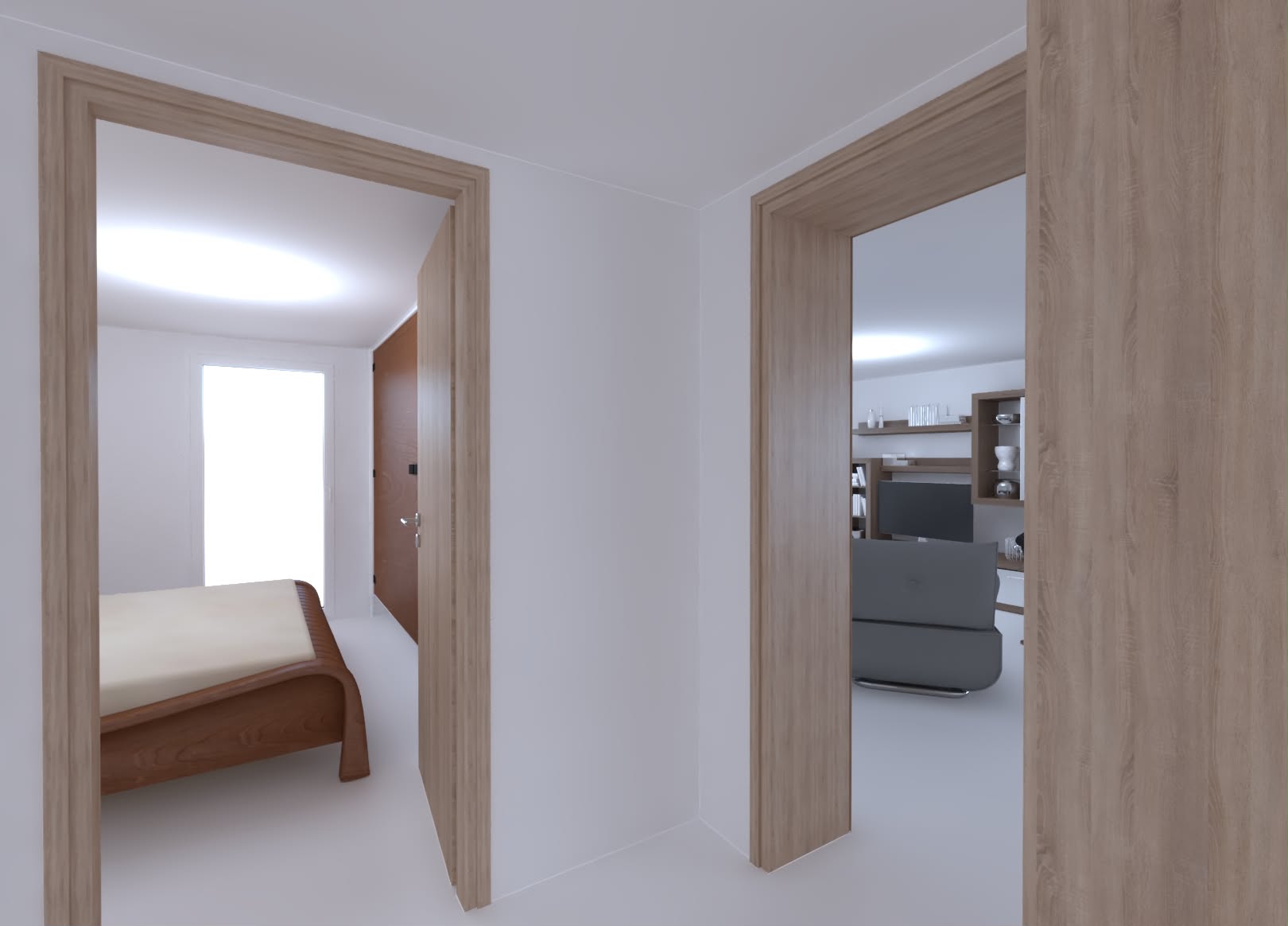 3D Vizualizace koupelny - Stanislava Ryplová