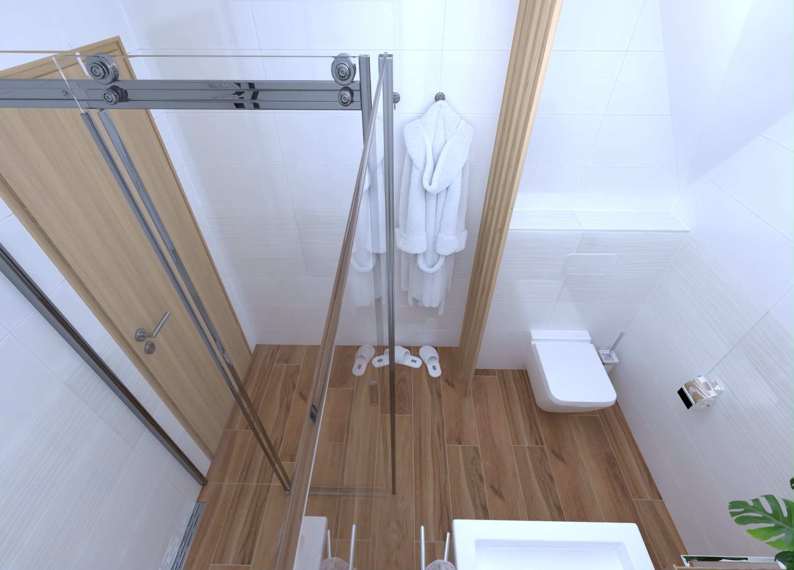 3D Vizualizace koupelny - Stanislava Ryplová